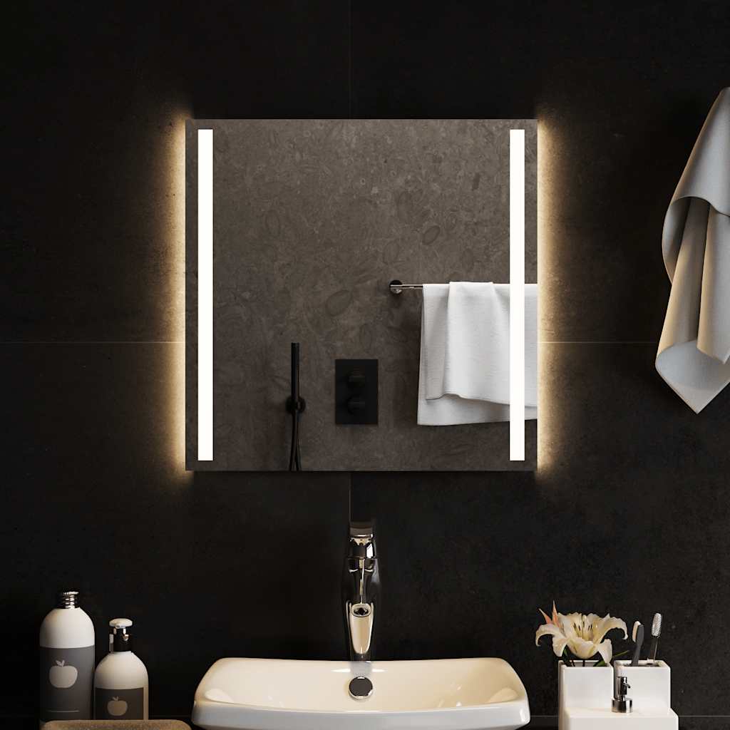 Καθρέφτης Μπάνιου με LED 50x50 εκ. - PAKOBAZAAR