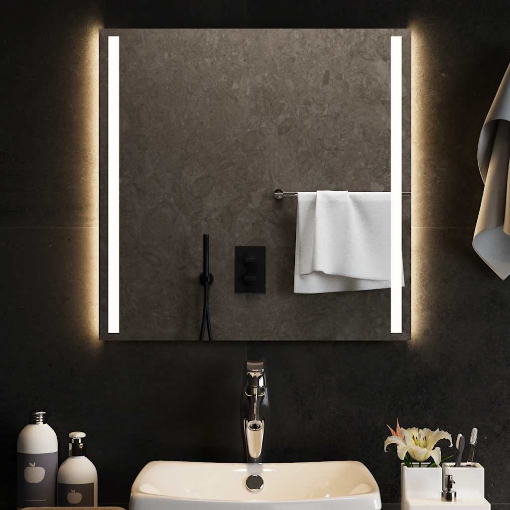 Καθρέφτης Μπάνιου με LED 60x60 εκ. - PAKOBAZAAR