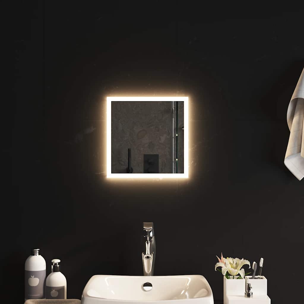 Καθρέφτης Μπάνιου με LED 30x30 εκ. - PAKOBAZAAR