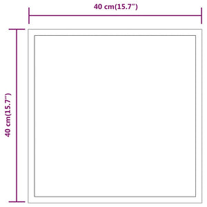 Καθρέφτης Μπάνιου με LED 40x40 εκ.