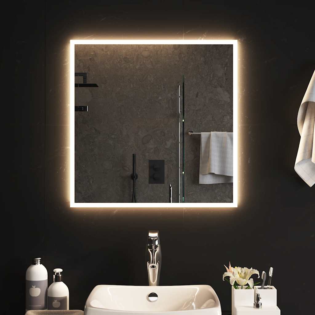 Καθρέφτης Μπάνιου με LED 60x60 εκ. - PAKOBAZAAR