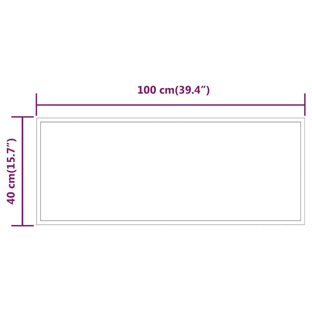 Καθρέφτης Μπάνιου με LED 100x40 εκ. - PAKOBAZAAR