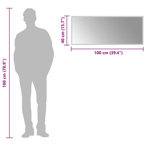 Καθρέφτης Μπάνιου με LED 100x40 εκ.