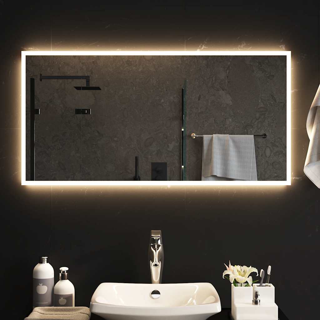 Καθρέφτης Μπάνιου με LED 100x50 εκ. - Pakobazaar