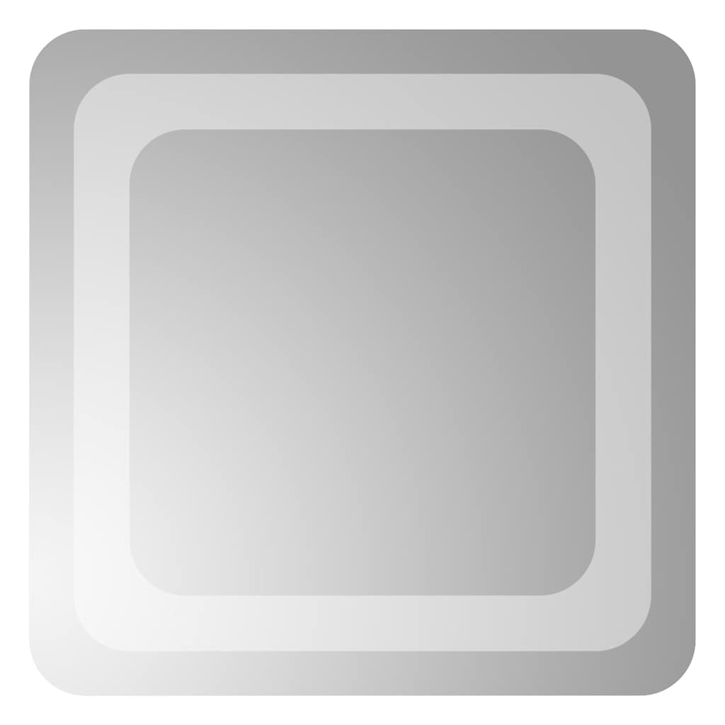 Καθρέφτης Μπάνιου με LED 30x30 εκ. - Pakobazaar