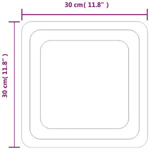 Καθρέφτης Μπάνιου με LED 30x30 εκ. - Pakobazaar