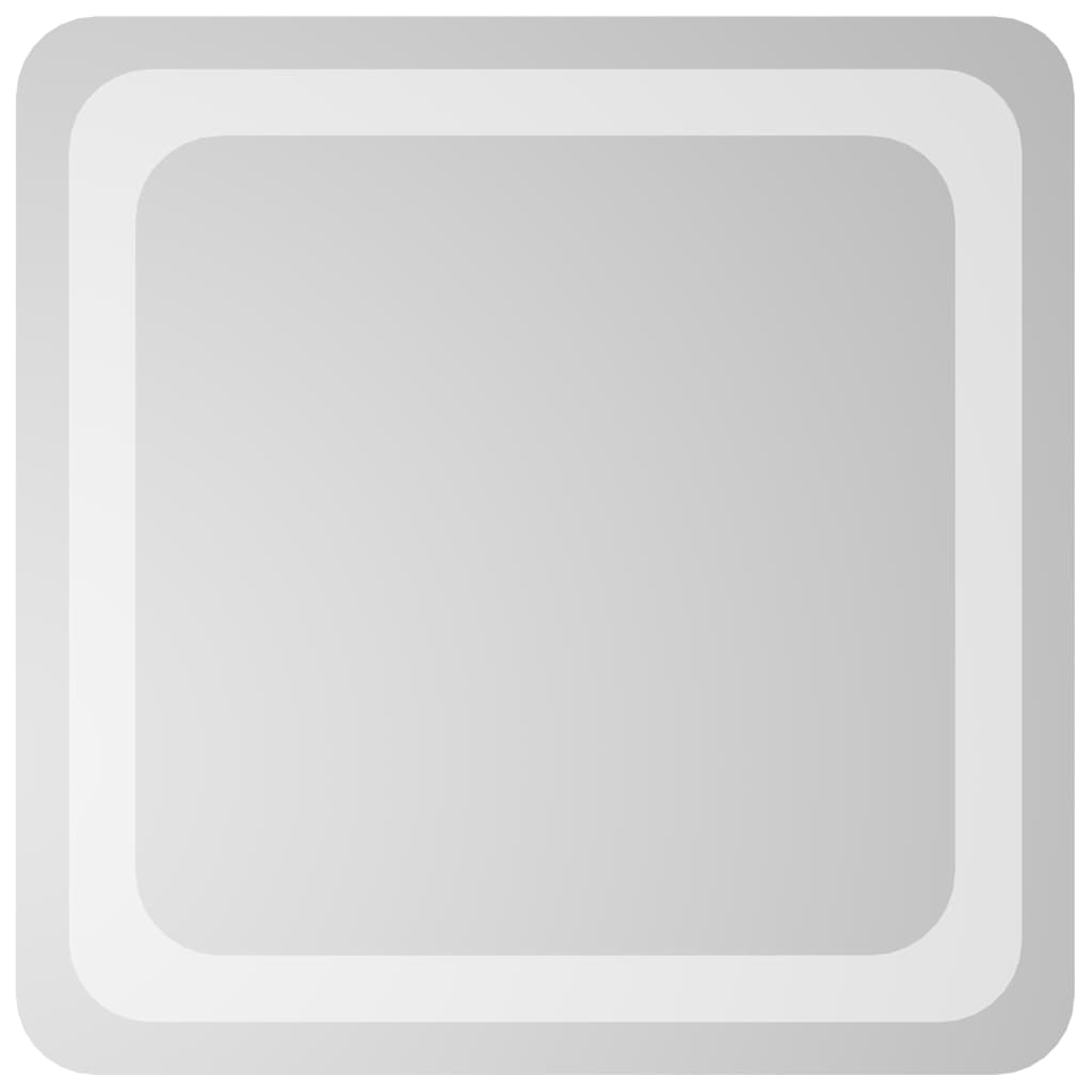 Καθρέφτης Μπάνιου με LED 40x40 εκ. - PAKOBAZAAR