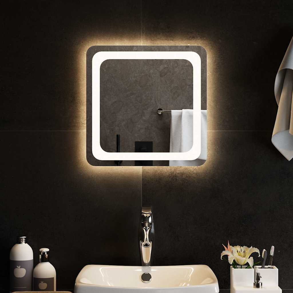 Καθρέφτης Μπάνιου με LED 40x40 εκ. - PAKOBAZAAR