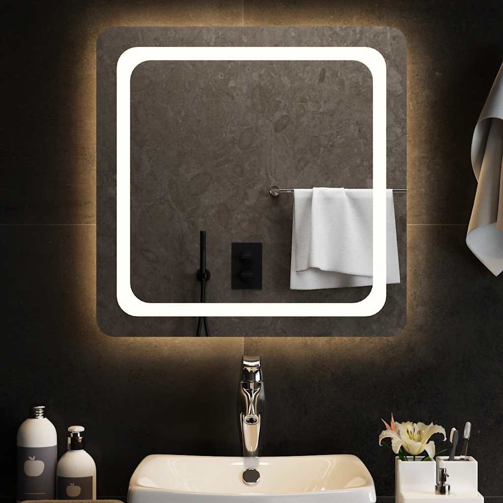 Καθρέφτης Μπάνιου με LED 60x60 εκ. - PAKOBAZAAR