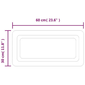 Καθρέφτης Μπάνιου με LED 60 x 30 εκ.
