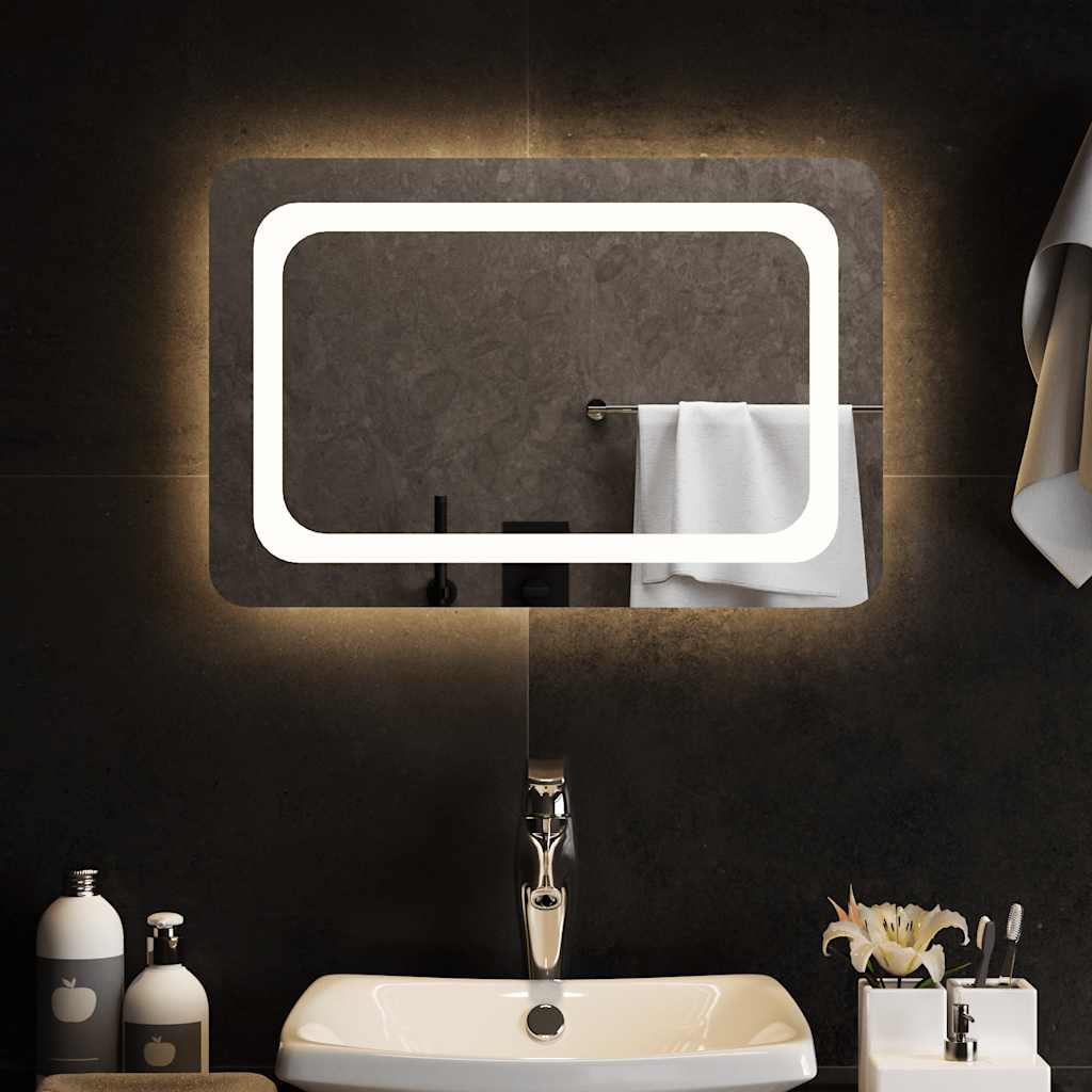 Καθρέφτης Μπάνιου με LED 60x40 εκ. - PAKOBAZAAR