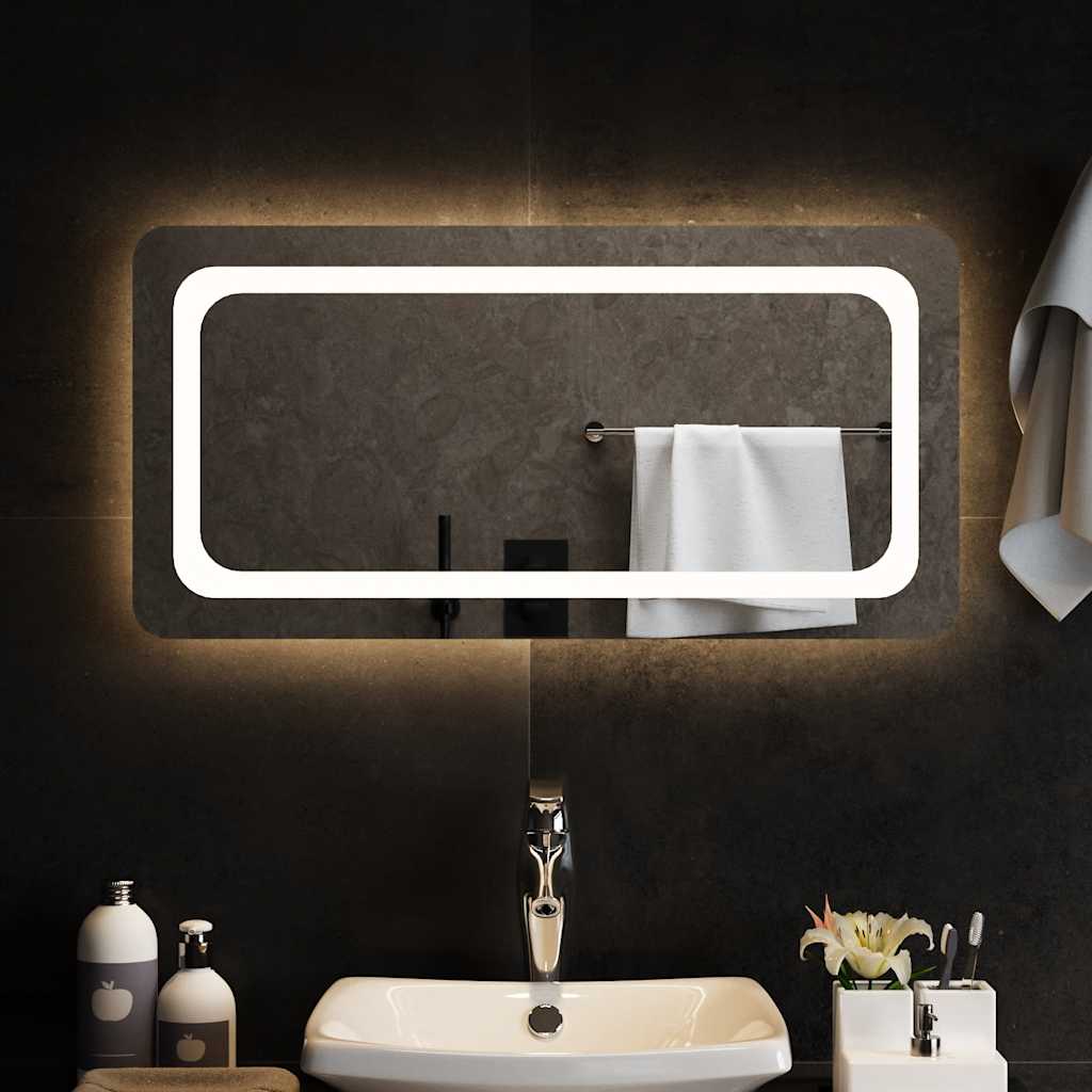 Καθρέφτης Μπάνιου με LED 80x40 εκ. - PAKOBAZAAR