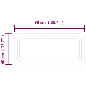 Καθρέφτης Μπάνιου με LED 90x40 εκ. - PAKOBAZAAR