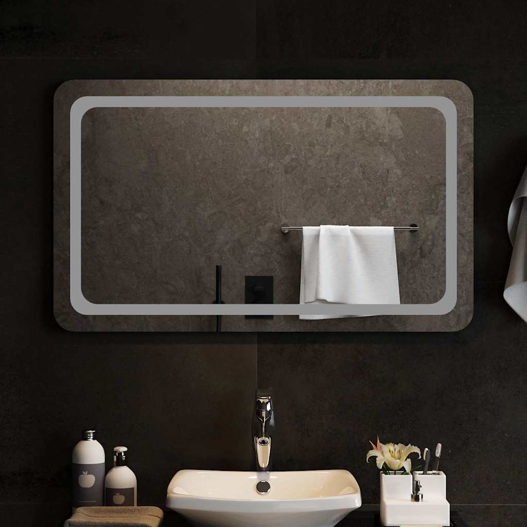 Καθρέφτης Μπάνιου με LED 100x60 εκ. - PAKOBAZAAR