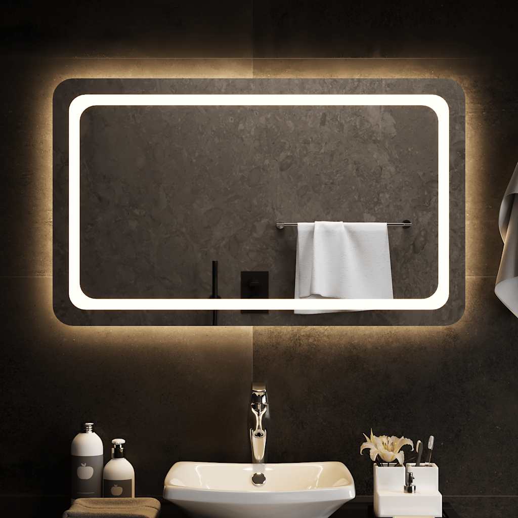 Καθρέφτης Μπάνιου με LED 100x60 εκ. - PAKOBAZAAR