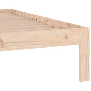 Πλαίσιο Κρεβατιού 75 x 190 εκ. από Μασίφ Ξύλο Small Single - Pakobazaar