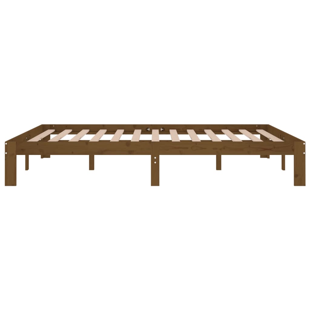 Πλαίσιο Κρεβατιού Μελί 150 x 200 εκ. Μασίφ Ξύλο King Size - Pakobazaar