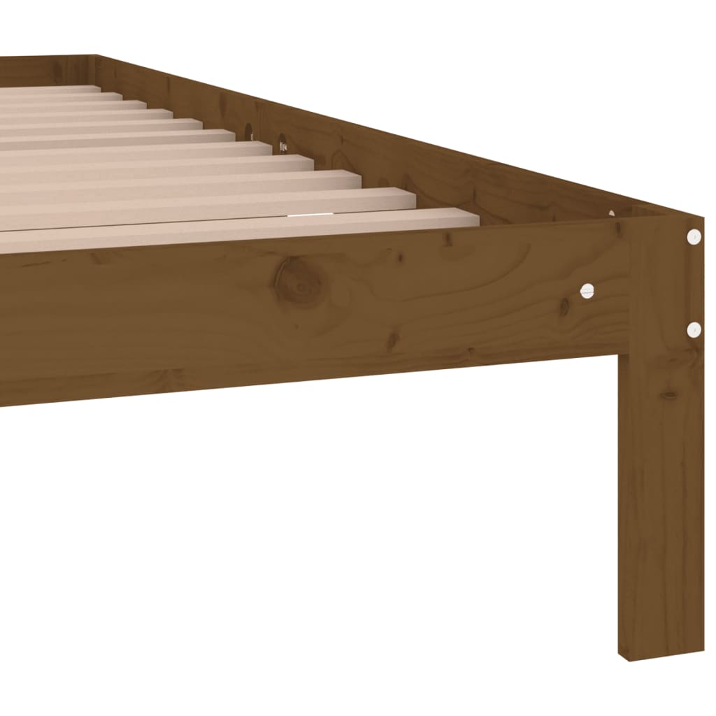 Πλαίσιο Κρεβατιού Μελί 150 x 200 εκ. Μασίφ Ξύλο King Size - Pakobazaar