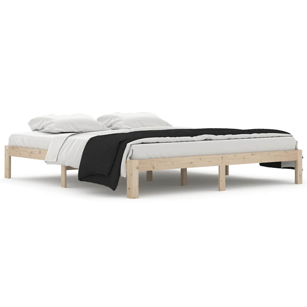 Πλαίσιο Κρεβατιού 180 x 200 εκ. Μασίφ Ξύλο Super King Size