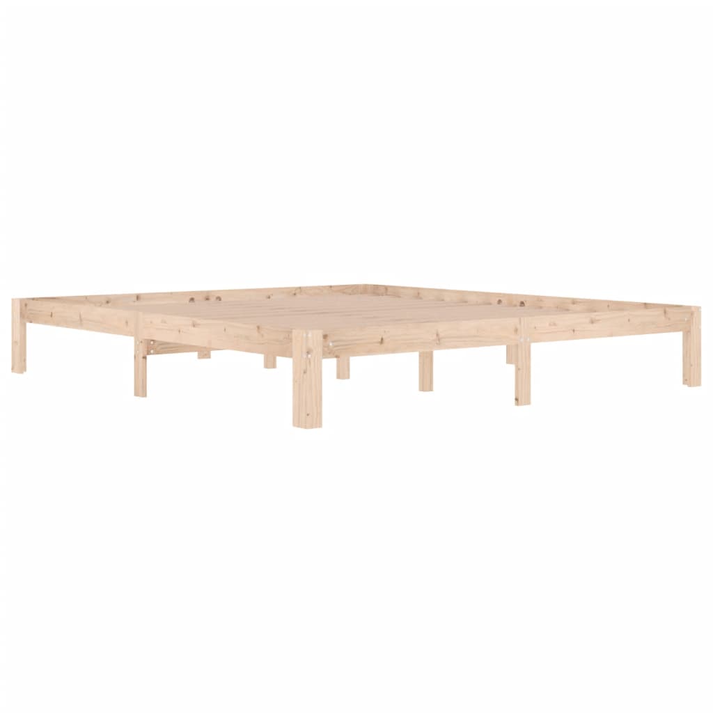 Πλαίσιο Κρεβατιού 180 x 200 εκ. Μασίφ Ξύλο Super King Size