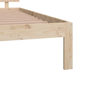 Πλαίσιο Κρεβατιού 120 x 190 εκ. από Μασίφ Ξύλο Small Double
