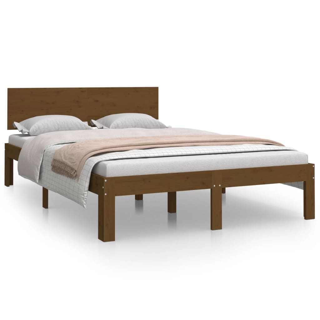Πλαίσιο Κρεβατιού Μελί 120x190 εκ. Μασίφ Ξύλο Small Double - Pakobazaar