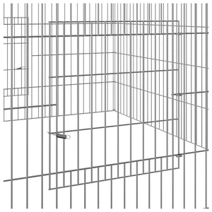 Κλουβί Κουνελιών 110x110x55 εκ. από Γαλβανισμένο Σίδερο - PAKOBAZAAR