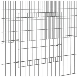 Κλουβί Κουνελιών 2 Πάνελ 220x110x55 εκ. από Γαλβανισμένο Σίδερο - PAKOBAZAAR