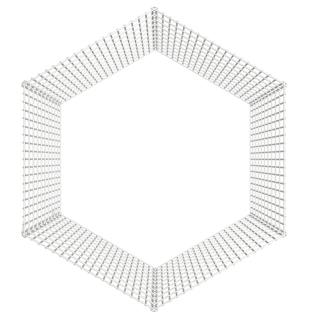 Περίφραξη Ζώων Ελεύθερης Βοσκής 6 Πάνελ 54x100 εκ. Γαλβ. Σίδερο - PAKOBAZAAR