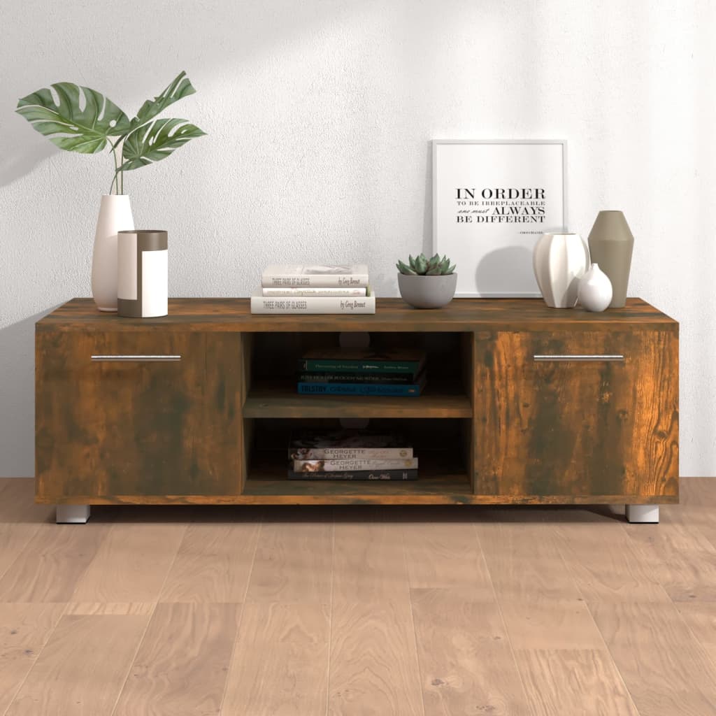Έπιπλο Τηλεόρασης Καπνιστή Δρυς 110 x 40 x 35 εκ. Επεξεργ. Ξύλο