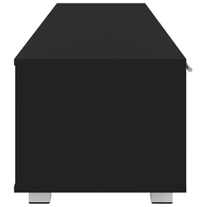 Έπιπλο Τηλεόρασης Μαύρο 140 x 40 x 35 εκ. από Επεξεργ. Ξύλο
