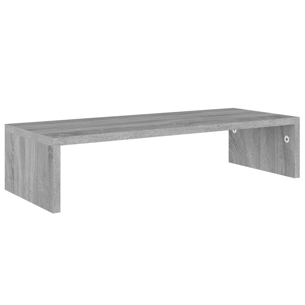 Βάση Οθόνης Γκρι Sonoma 60x23,5x12 εκ. από Επεξεργασμένο Ξύλο