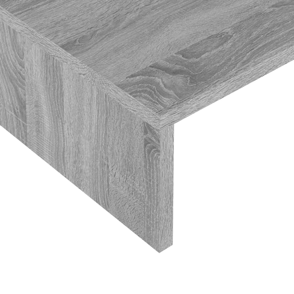 Βάση Οθόνης Γκρι Sonoma 60x23,5x12 εκ. από Επεξεργασμένο Ξύλο
