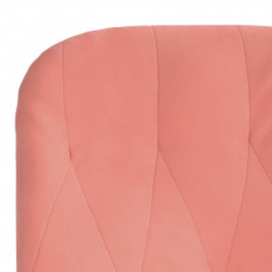 Πολυθρόνα Relax με Υποπόδιο Ροζ Βελούδινη
