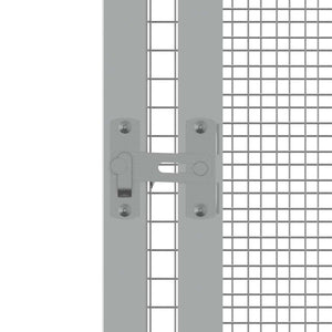 Κλουβί Πουλιών Γκρι 302,5x324,5x211,5 εκ Γαλβανισμένο Χάλυβα - PAKOBAZAAR