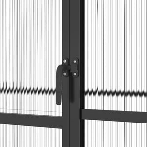 Θερμοκήπιο με Πλαίσιο Βάσης Ανθρακί 6,43 μ² από Αλουμίνιο