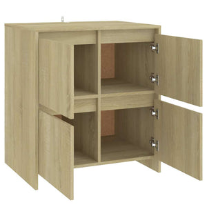 Ντουλάπια 2 τεμ. Sonoma Δρυς 70 x 41 x 75 εκ. από Επεξ. Ξύλο - PAKOBAZAAR