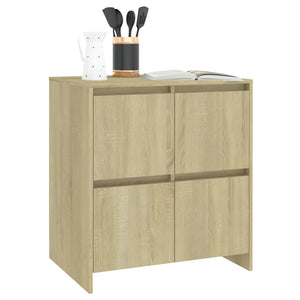 Ντουλάπια 2 τεμ. Sonoma Δρυς 70 x 41 x 75 εκ. από Επεξ. Ξύλο - PAKOBAZAAR