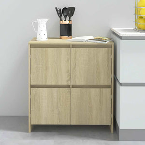 Ντουλάπια 2 τεμ. Sonoma Δρυς 70 x 41 x 75 εκ. από Επεξ. Ξύλο - PAKOBAZAAR