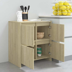 Ντουλάπια 2 τεμ. Sonoma Δρυς 70 x 41 x 75 εκ. από Επεξ. Ξύλο - PAKOBAZAAR