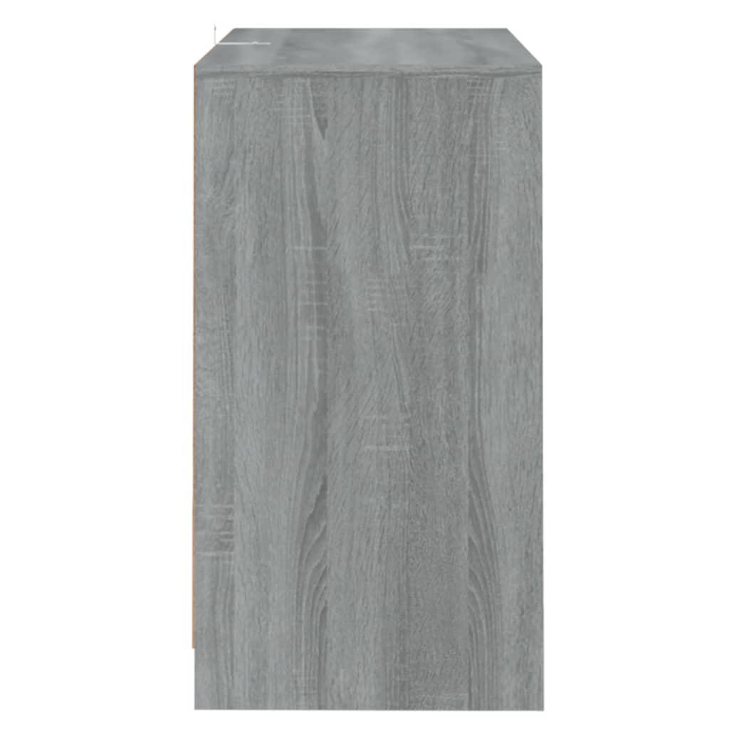 Ντουλάπια 2 τεμ. Γκρι Sonoma 70 x 41 x 75 εκ. από Επεξ. Ξύλο - PAKOBAZAAR