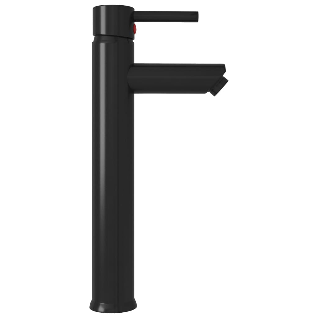 Νιπτήρας Μπάνιου με Βρύση& Βαλβίδα Πατητή από Θωλό Ψημένο Γυαλί - PAKOBAZAAR