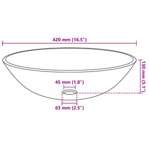 Νιπτήρας Μπάνιου με Βρύση& Βαλβίδα Πατητή από Ψημ. Γυαλί Μαύρος - Pakobazaar