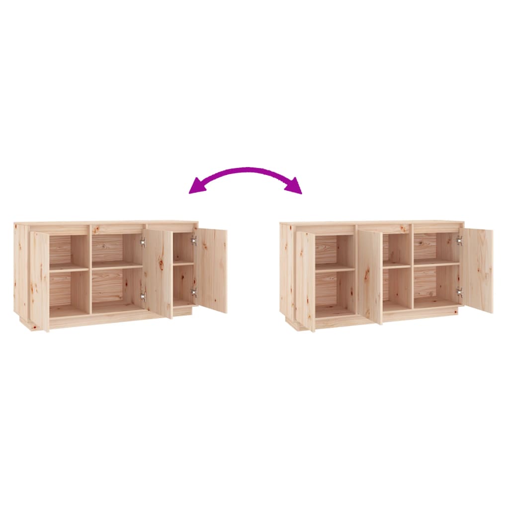 Ντουλάπι 111x34x60 εκ. από Μασίφ Ξύλο Πεύκου - Pakobazaar