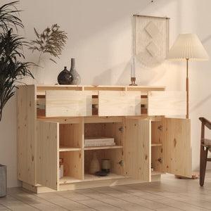 Μπουφές 110 x 34 x 75 εκ. από Μασίφ Ξύλο Πεύκου - Pakobazaar