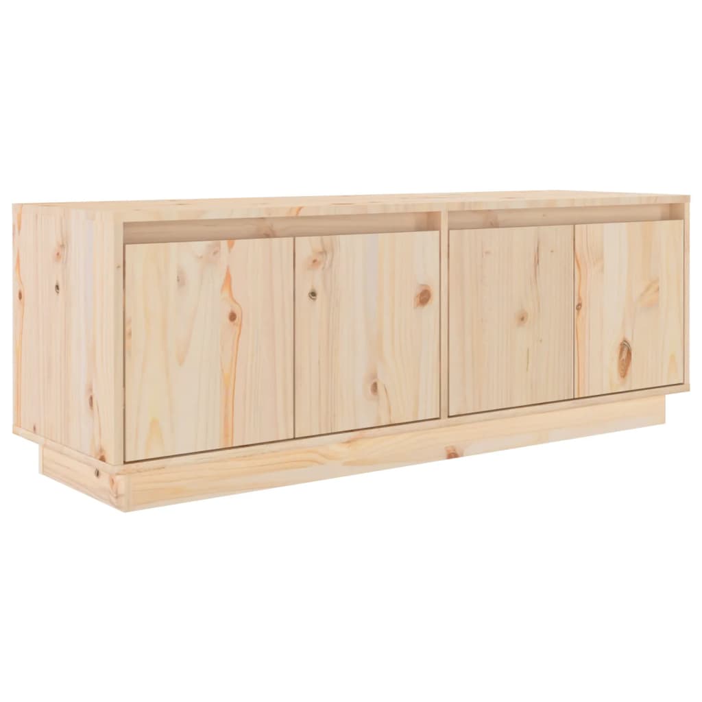 Έπιπλο Τηλεόρασης 110 x 34 x 40 εκ. από Μασίφ Ξύλο Πεύκου - Pakobazaar