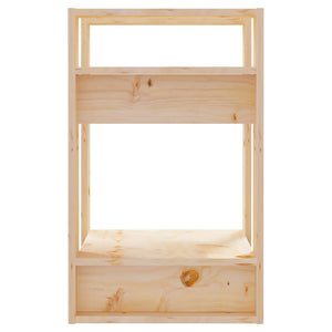 Βιβλιοθήκη/Διαχωριστικό Χώρου 41x35x57 εκ. Μασίφ Ξύλο Πεύκου