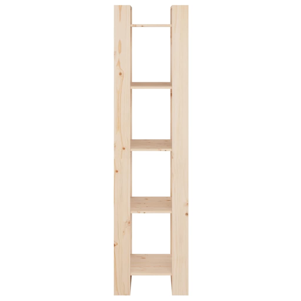 Βιβλιοθήκη/Διαχωριστικό Χώρου 41x35x160 εκ. Μασίφ Ξύλο Πεύκου - Pakobazaar