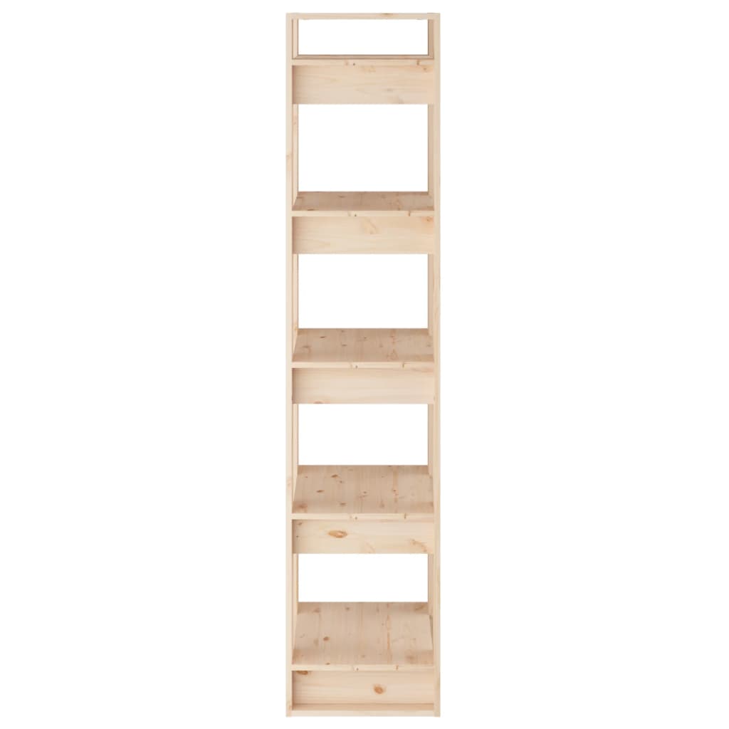 Βιβλιοθήκη/Διαχωριστικό Χώρου 41x35x160 εκ. Μασίφ Ξύλο Πεύκου - Pakobazaar
