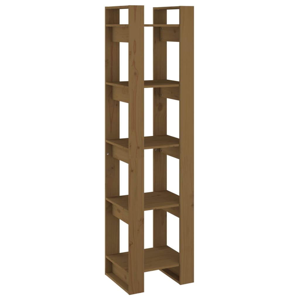 Βιβλιοθήκη/Διαχωριστικό Χώρου Μελί 41x35x160 εκ. Μασίφ Πεύκο